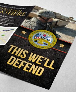 Tract - US Army This We'll Defend - Soldier - Black
